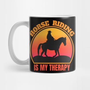 Horse Riding In My Theory Mug